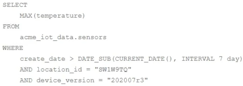 PROFESSIONAL-DATA-ENGINEER question #289 exhibit