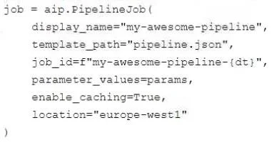 PROFESSIONAL-MACHINE-LEARNING-ENGINEER question #212 exhibit