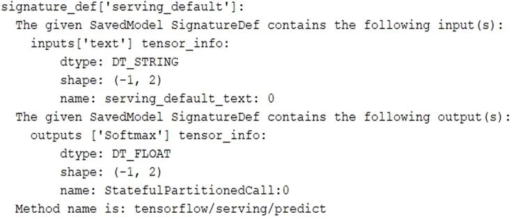 PROFESSIONAL-MACHINE-LEARNING-ENGINEER question #2 exhibit