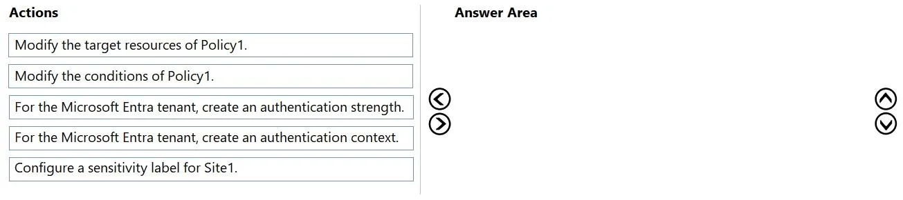 SC-100 question #314 exhibit 1