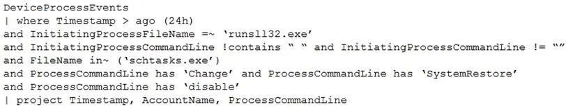 SC-200 question #15 exhibit