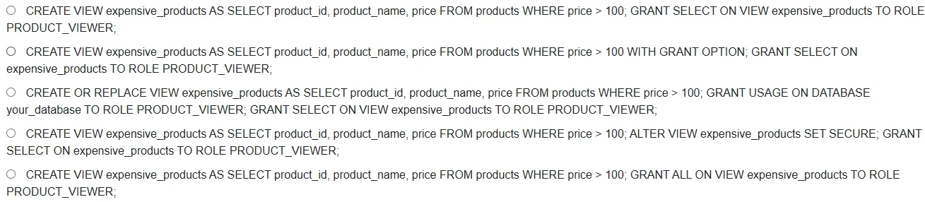 SOL-C01 question #156 exhibit