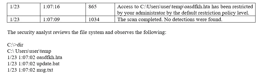 SY0-501 question #188 exhibit