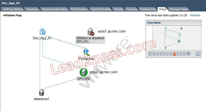 VCP5-DCV question #259 exhibit