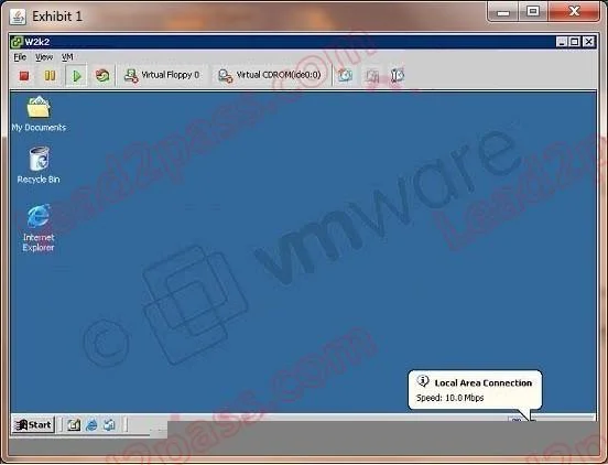 VCP5-DCV question #100 exhibit