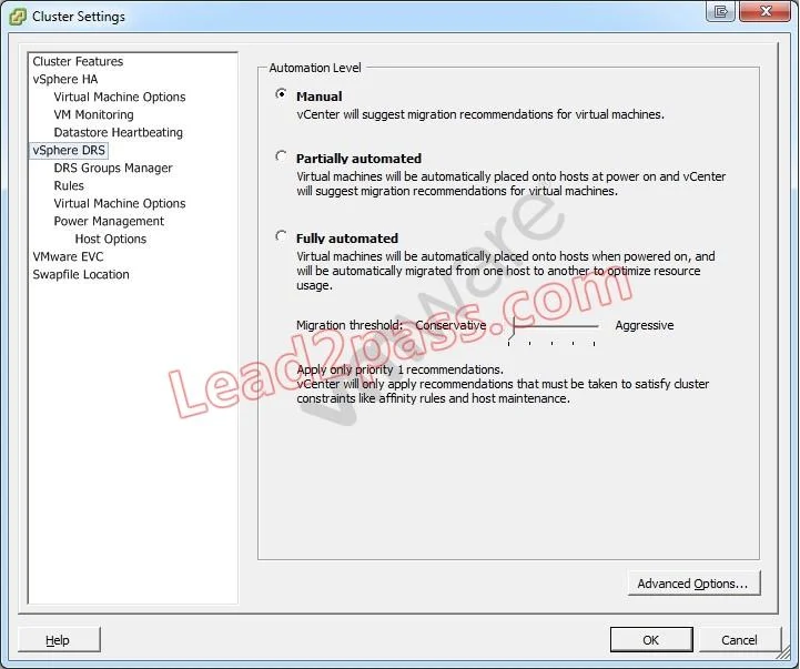 VCP510 question #3 exhibit