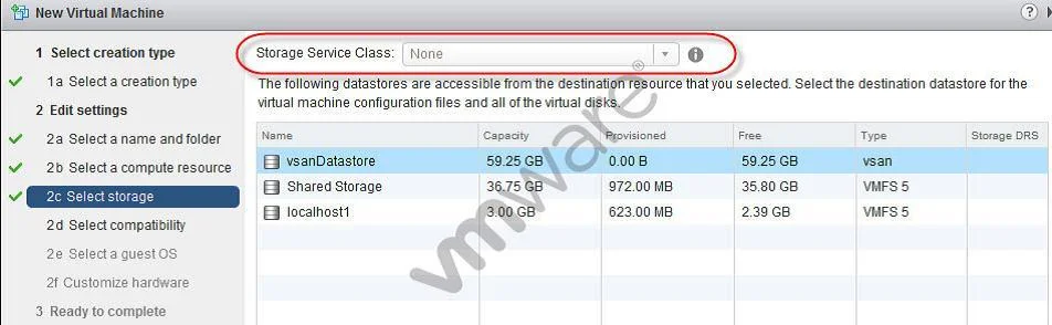 VCP510 question #449 exhibit