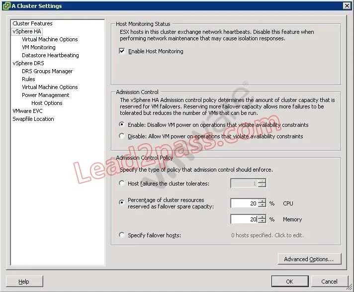 VCP510 question #2 exhibit