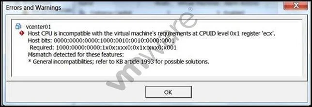 VCP510 question #485 exhibit