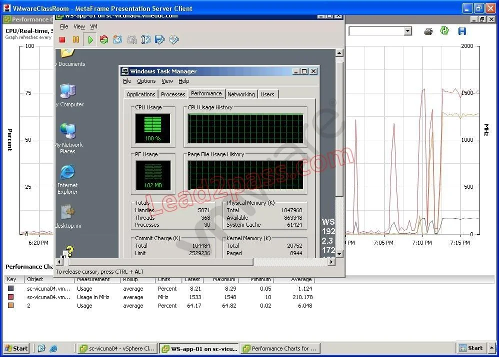 VCP510PSE question #217 exhibit