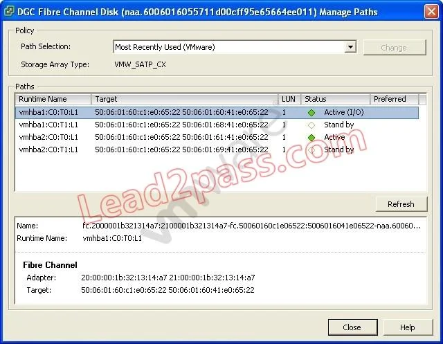 VCP510PSE question #21 exhibit