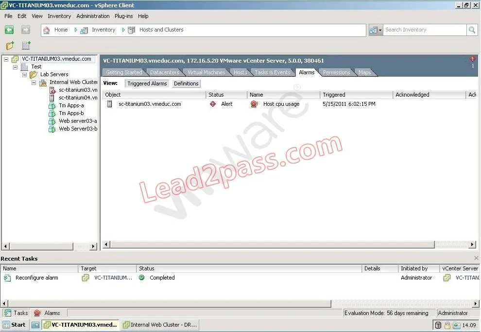 VCP510PSE question #287 exhibit
