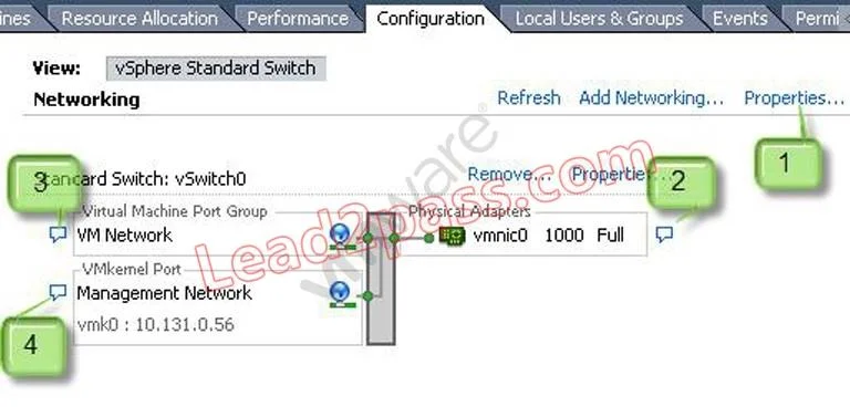 VCP510PSE question #337 exhibit