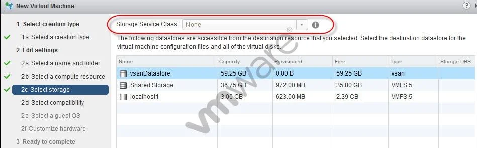 VCP550 question #74 exhibit