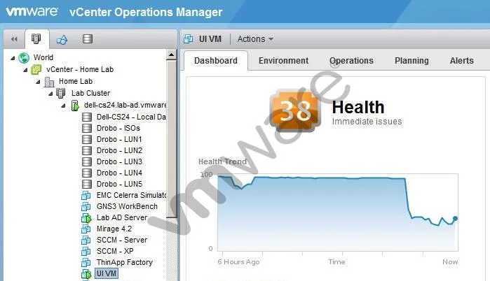 VCP550 question #98 exhibit