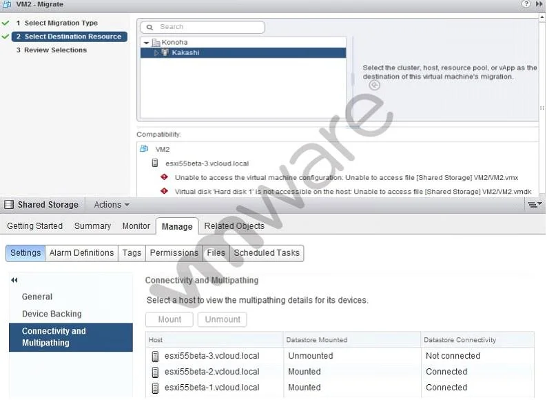 VCP550D question #191 exhibit