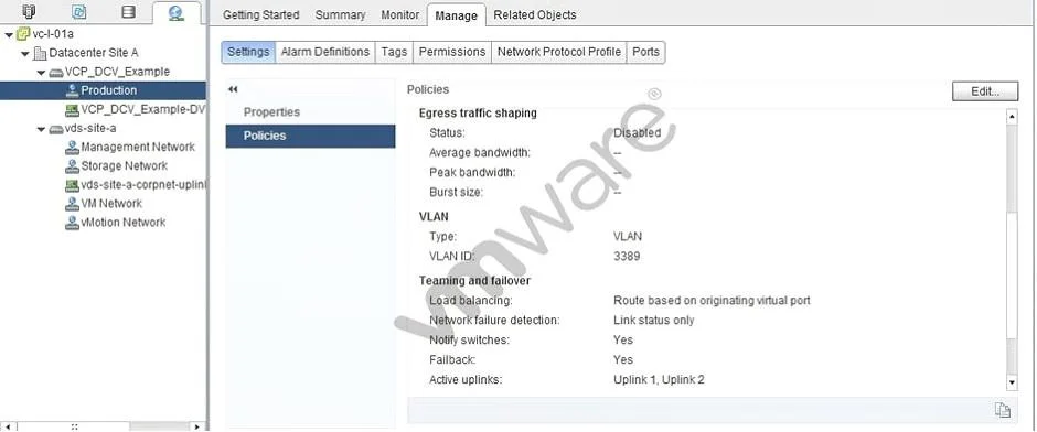 VCP550D question #239 exhibit