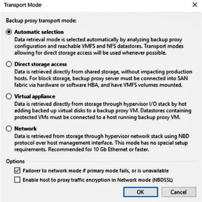VMCE2021 question #301 exhibit